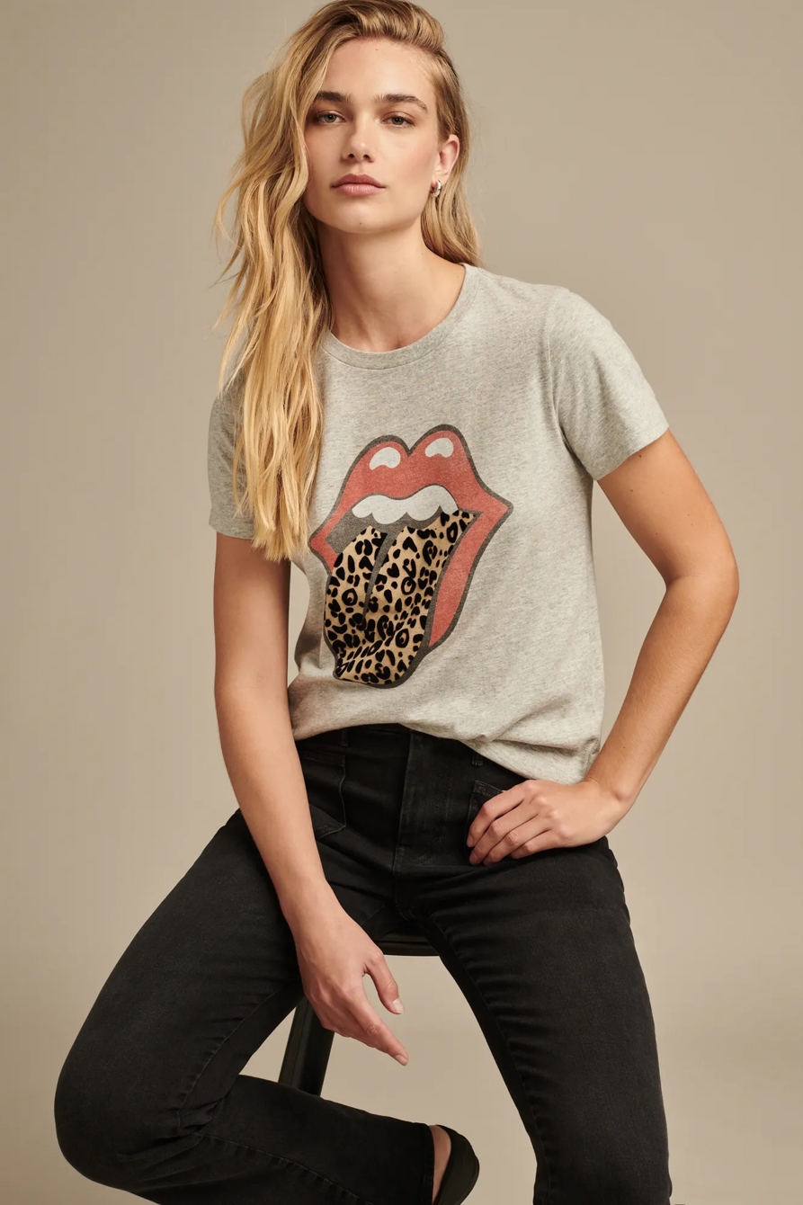 ROLLING STONES ANIMAL LIP CLASSIC CREW, image 5