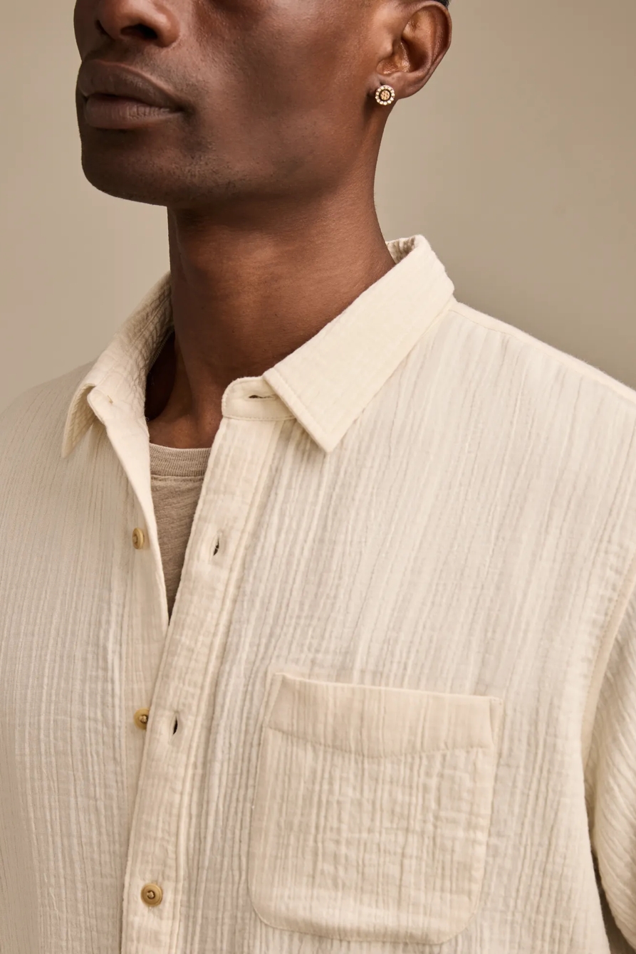 DOUBLE GAUZE SHORT SLEEVE SHIRT, image 5