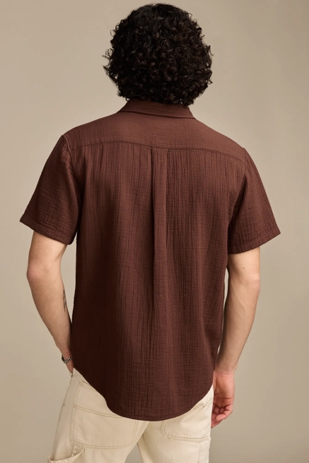 DOUBLE GAUZE SHORT SLEEVE SHIRT, image 3