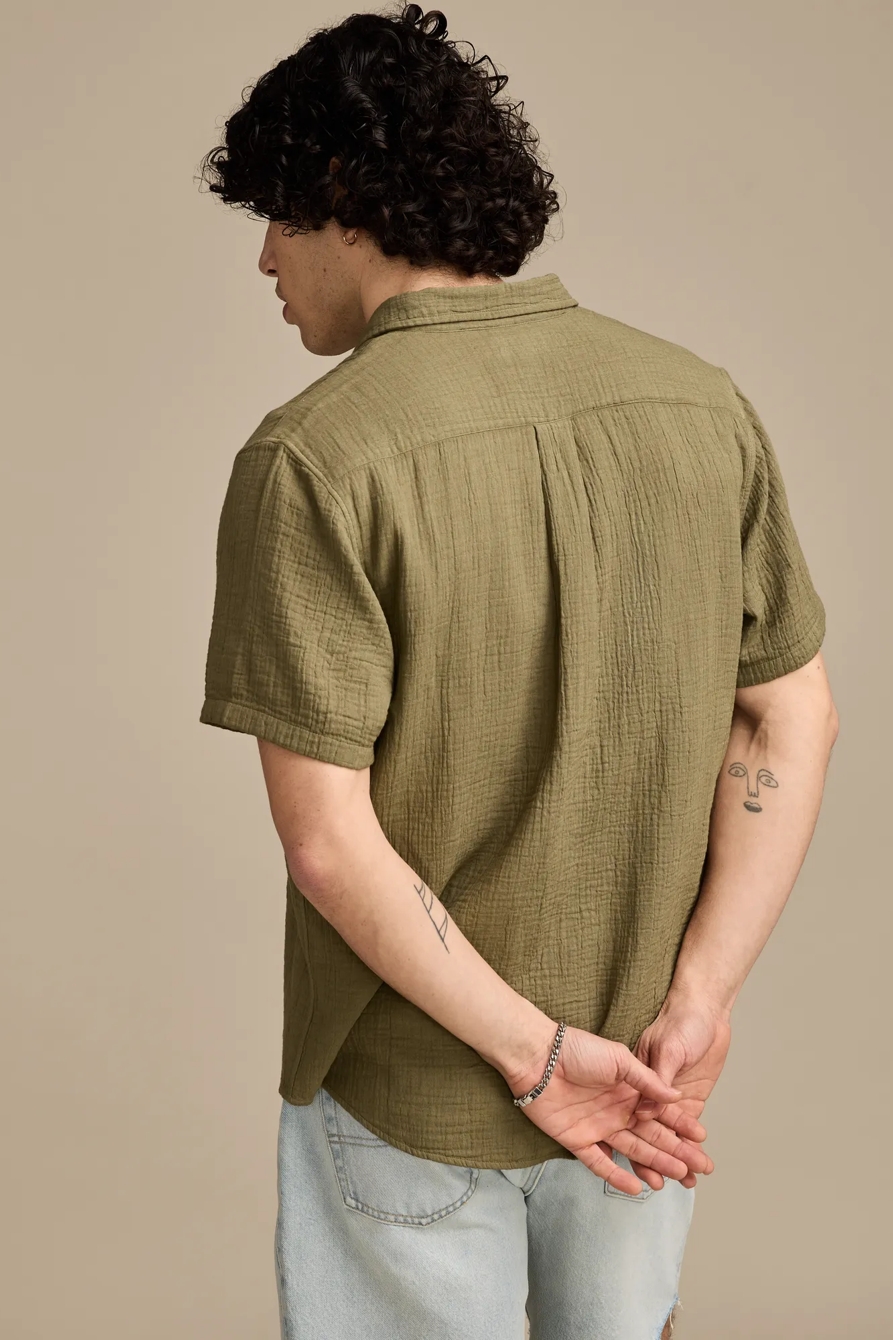 DOUBLE GAUZE SHORT SLEEVE SHIRT, image 3