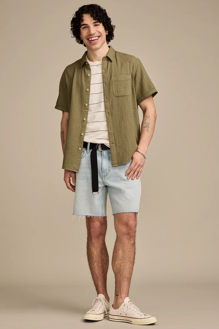 DOUBLE GAUZE SHORT SLEEVE SHIRT, image 5