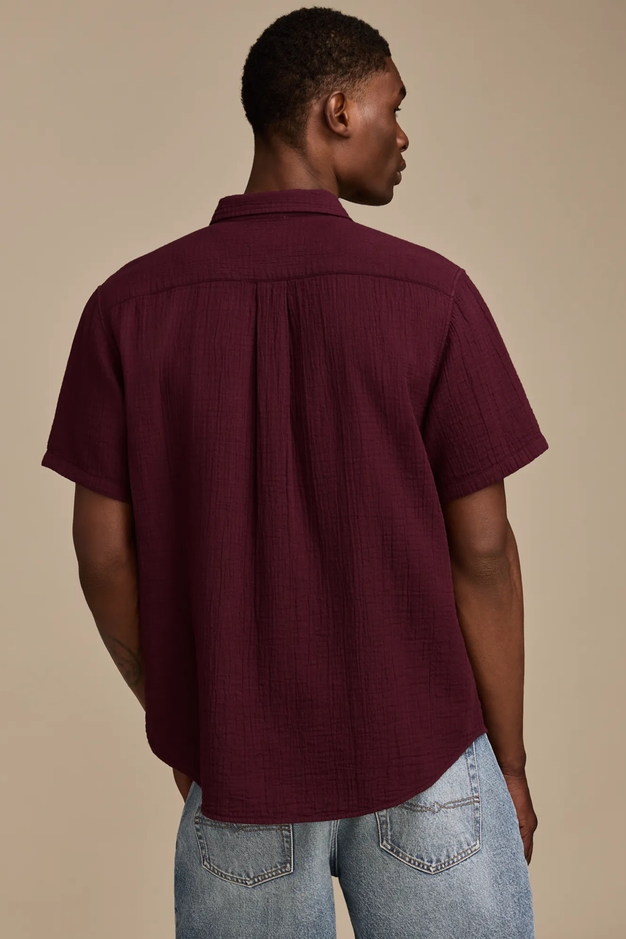 DOUBLE GAUZE SHORT SLEEVE SHIRT, image 3