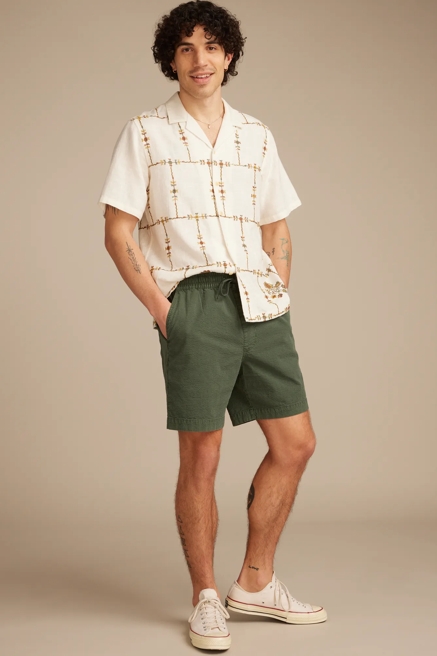 Pull On Seersucker Short, image 1