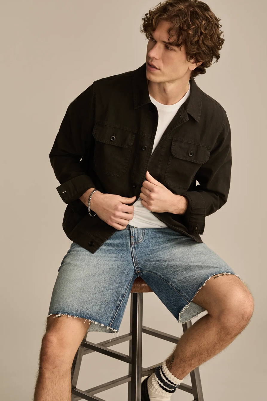 Linen Trucker Jacket, image 5