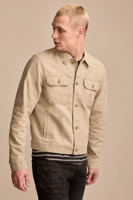 Linen Trucker Jacket, image 3