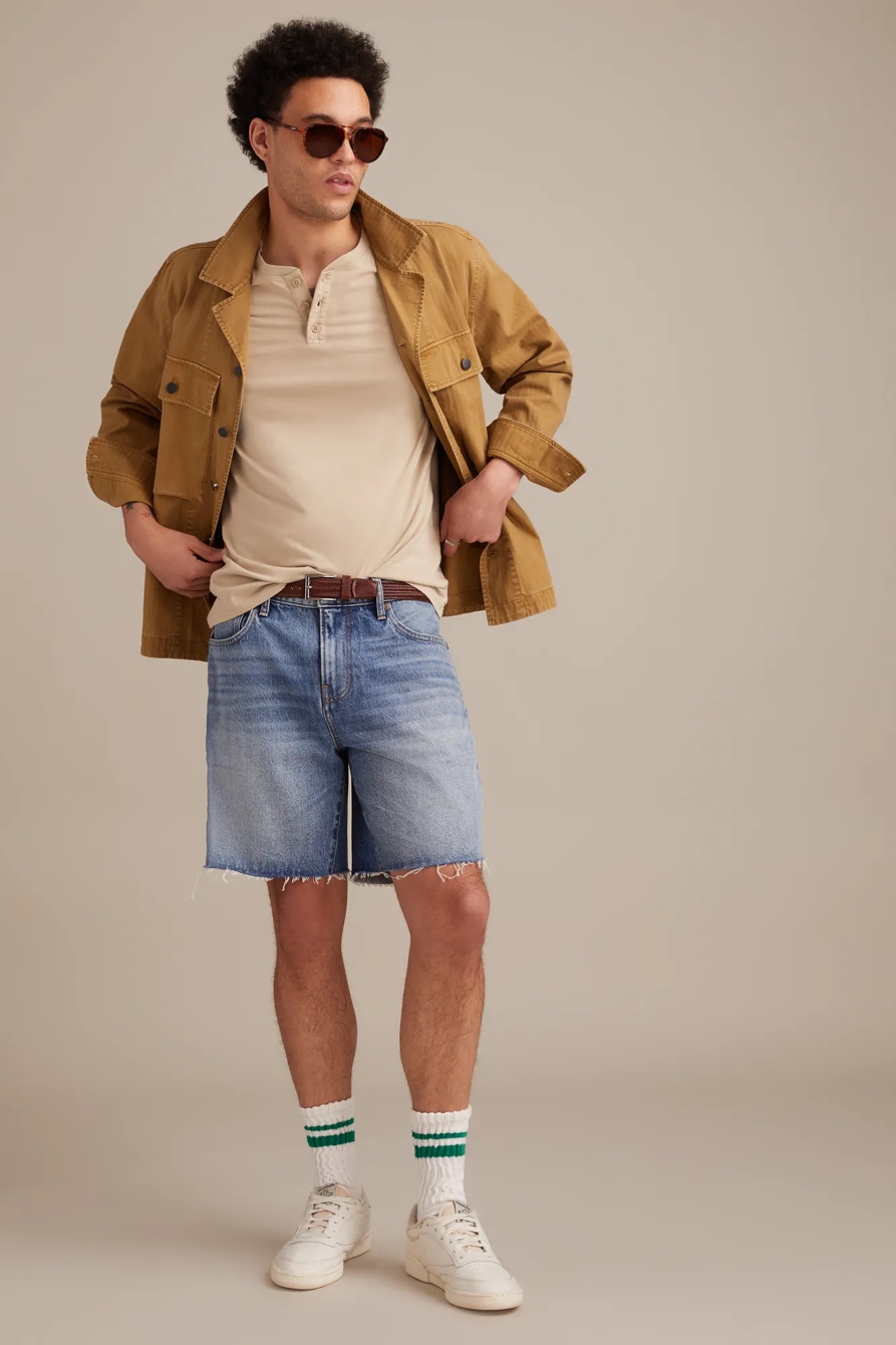 SUPIMA SHORT SLEEVE HENLEY | Lucky Brand