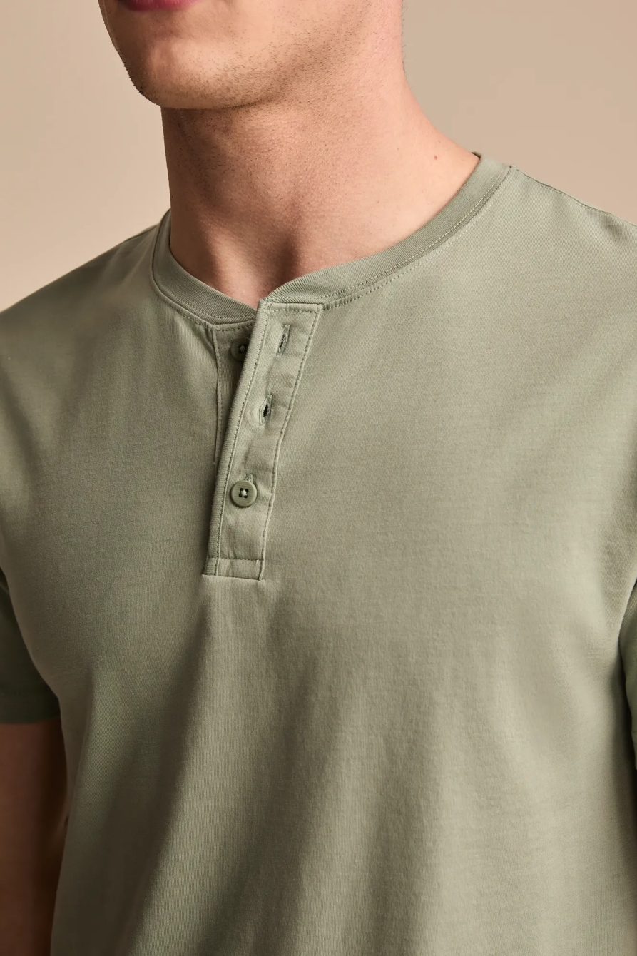 SUPIMA SHORT SLEEVE HENLEY, image 2