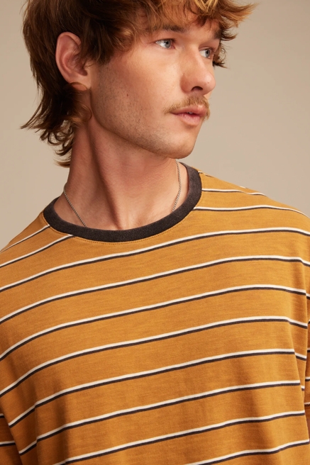 WEEKEND JERSEY STRIPE CREW TEE, image 3