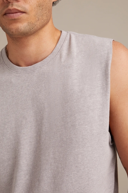 TRI BLEND MUSCLE TANK, image 4