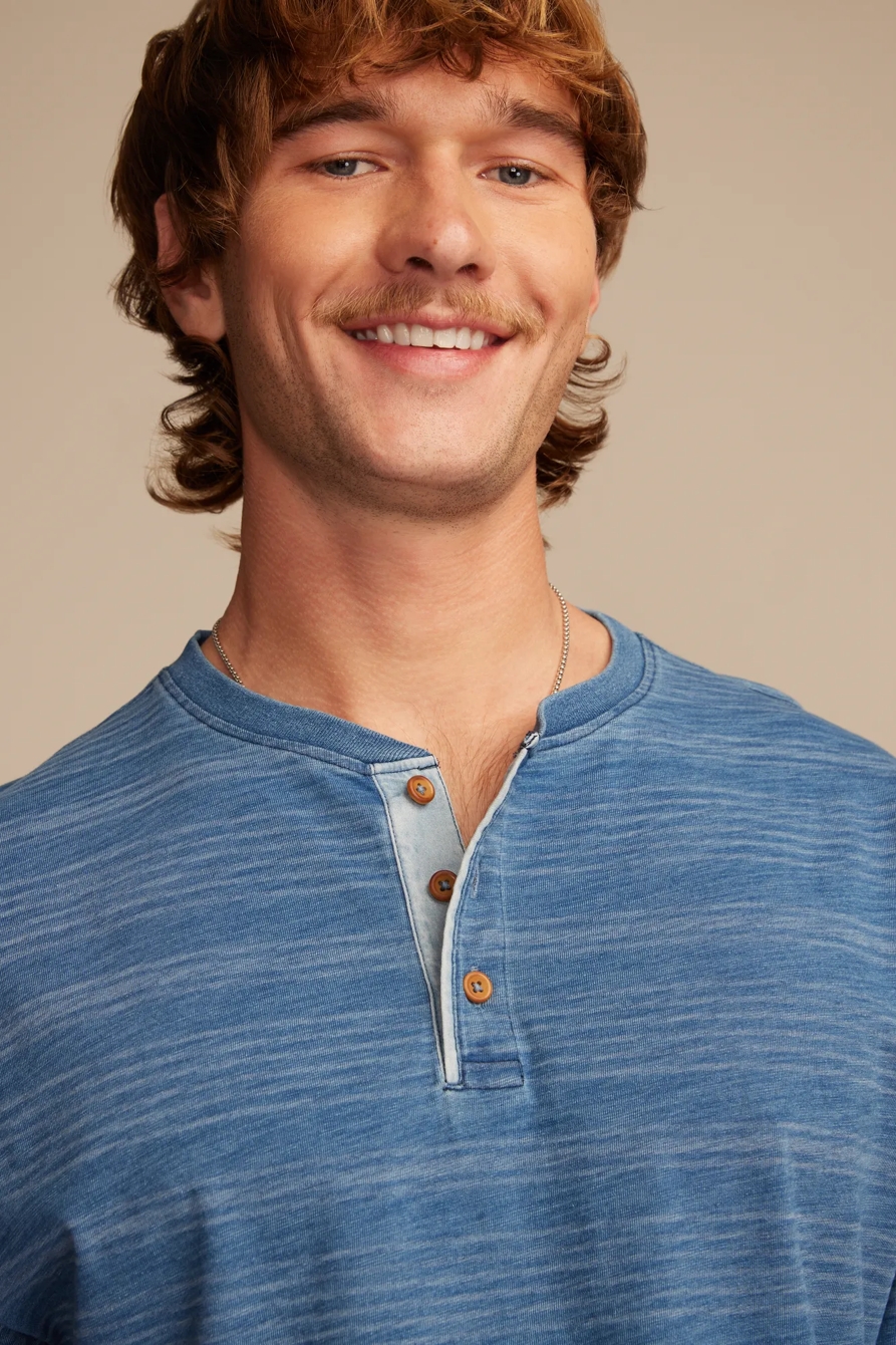 WEEKEND JERSEY INDIGO HENLEY, image 2