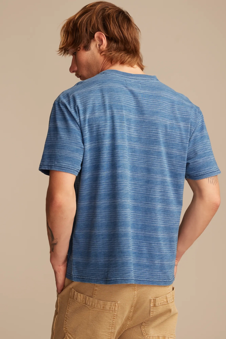 WEEKEND JERSEY INDIGO HENLEY, image 4