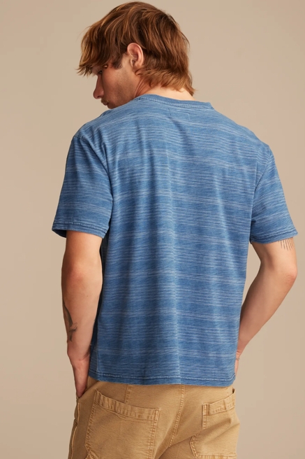 WEEKEND JERSEY INDIGO HENLEY, image 4