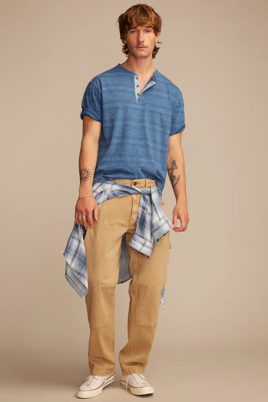 WEEKEND JERSEY INDIGO HENLEY, image 5