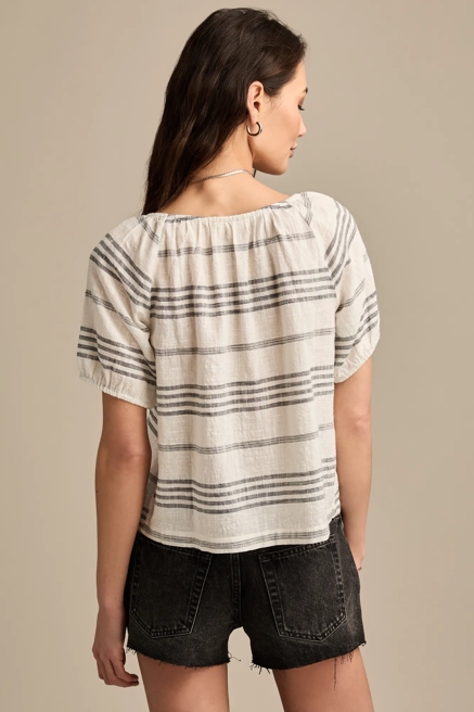 PLEATED SHORT SLEEVE TOP, image 4