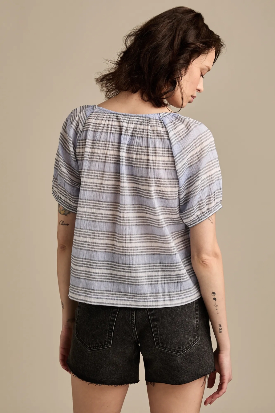 PLEATED SHORT SLEEVE TOP, image 5