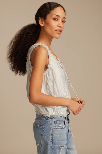 RUFFLE RUCHED TANK, image 4
