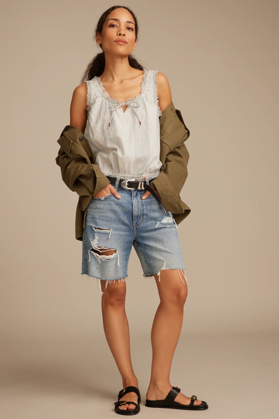 RUFFLE RUCHED TANK, image 5
