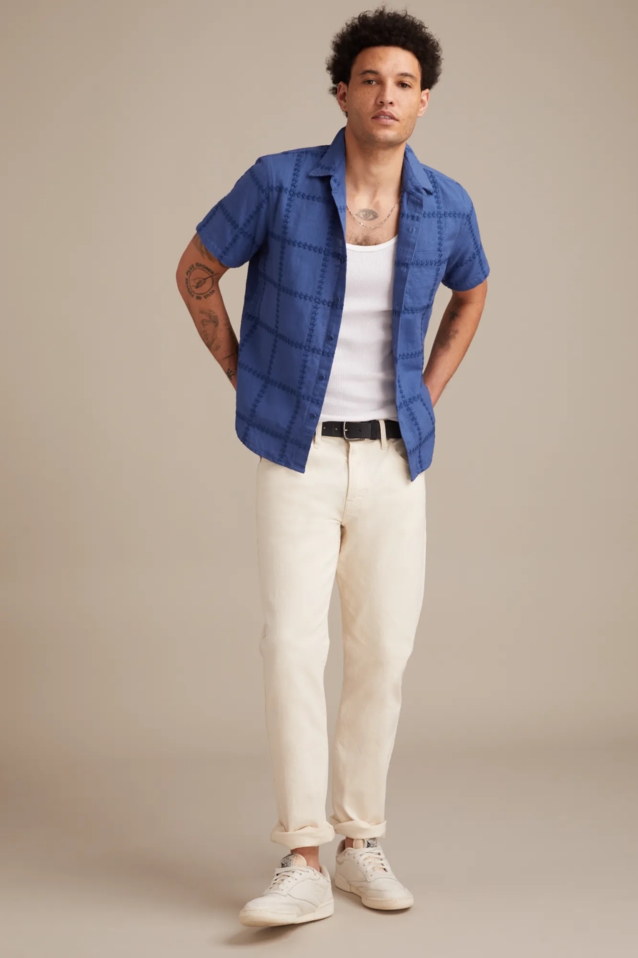 EMBROIDERED SHORT SLEEVE SHIRT, image 5