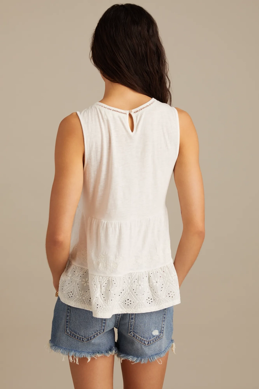 HIGH NECK CUTOUT TANK
