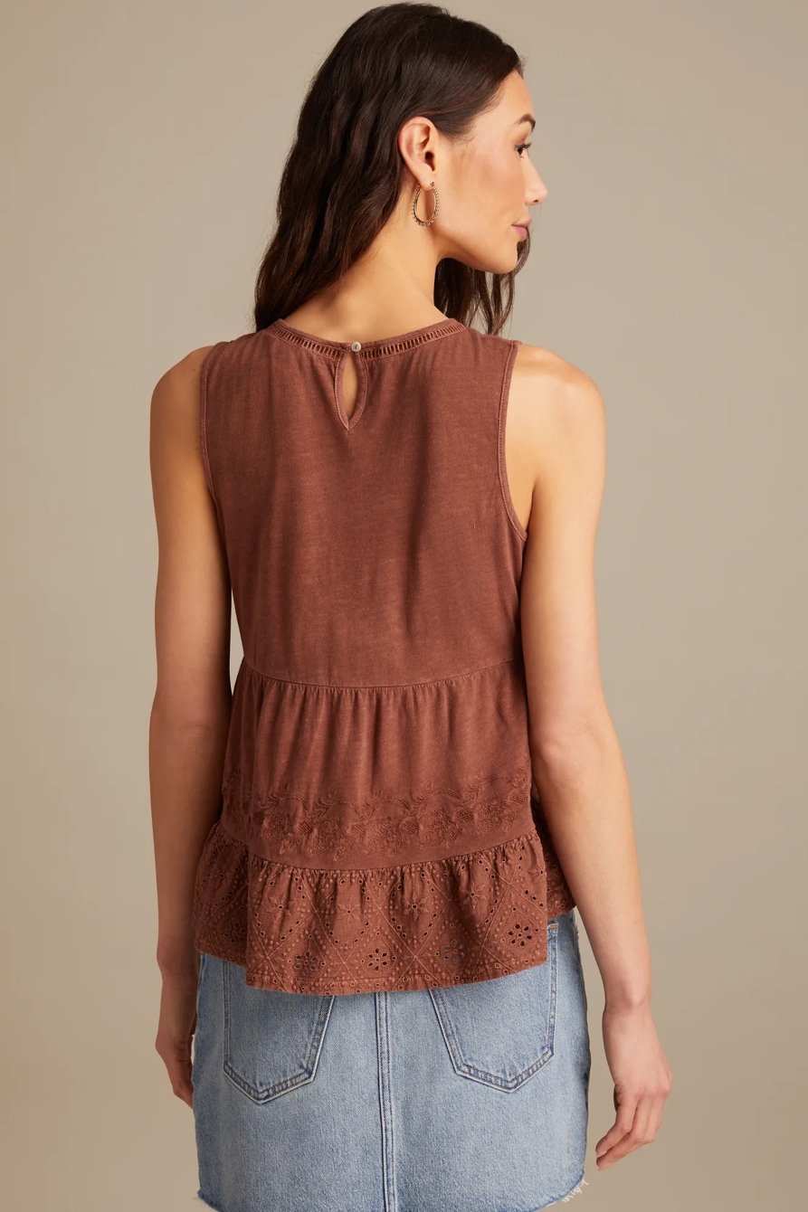 HIGH NECK CUTOUT TANK, image 5
