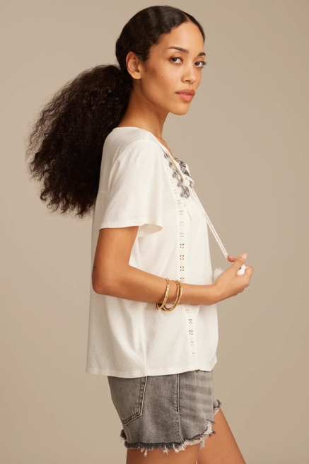 PINTUCK EMBROIDERED TUNIC, image 4