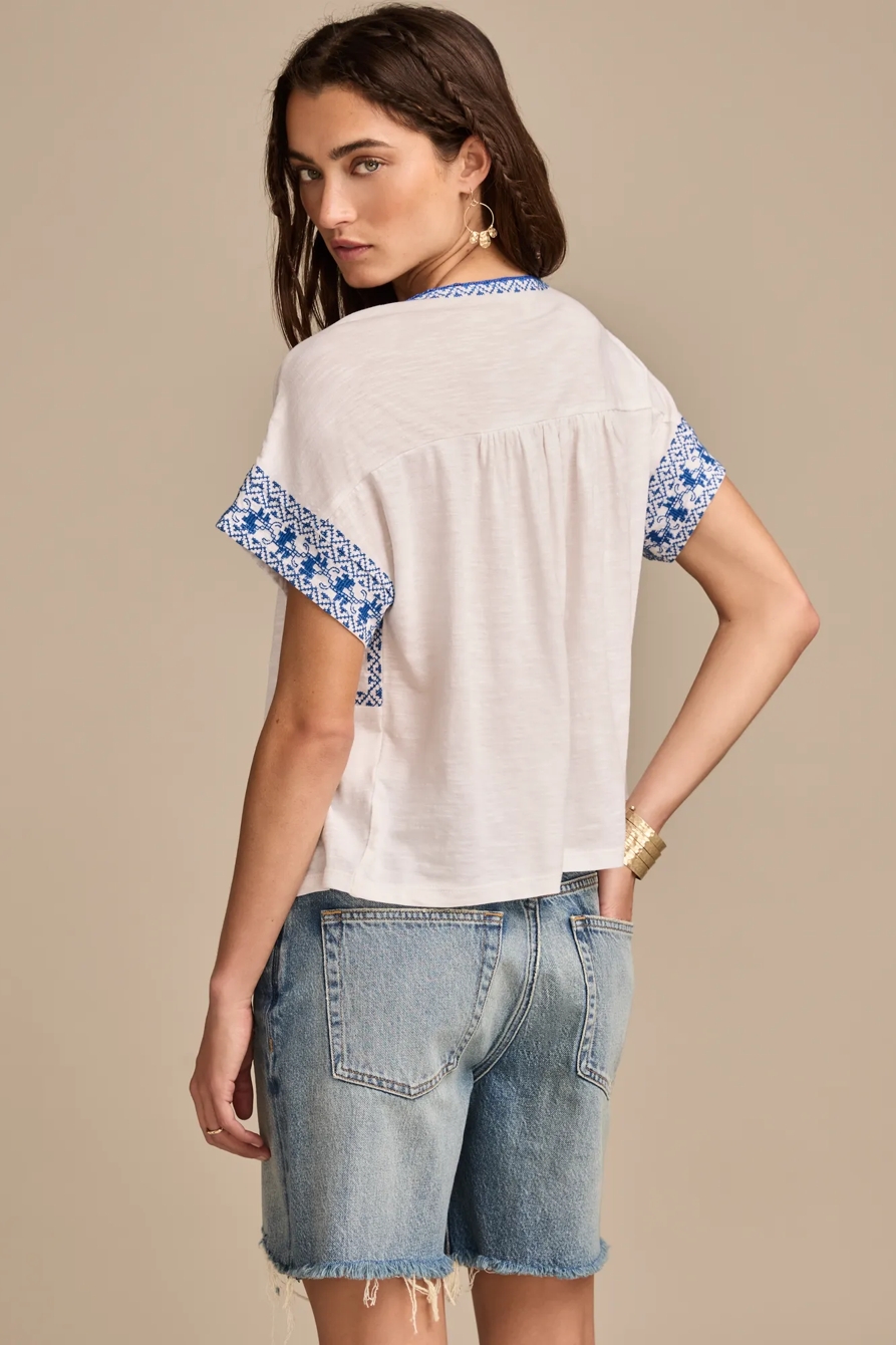 EMBROIDERED SHORT SLEEVE TEE, image 5