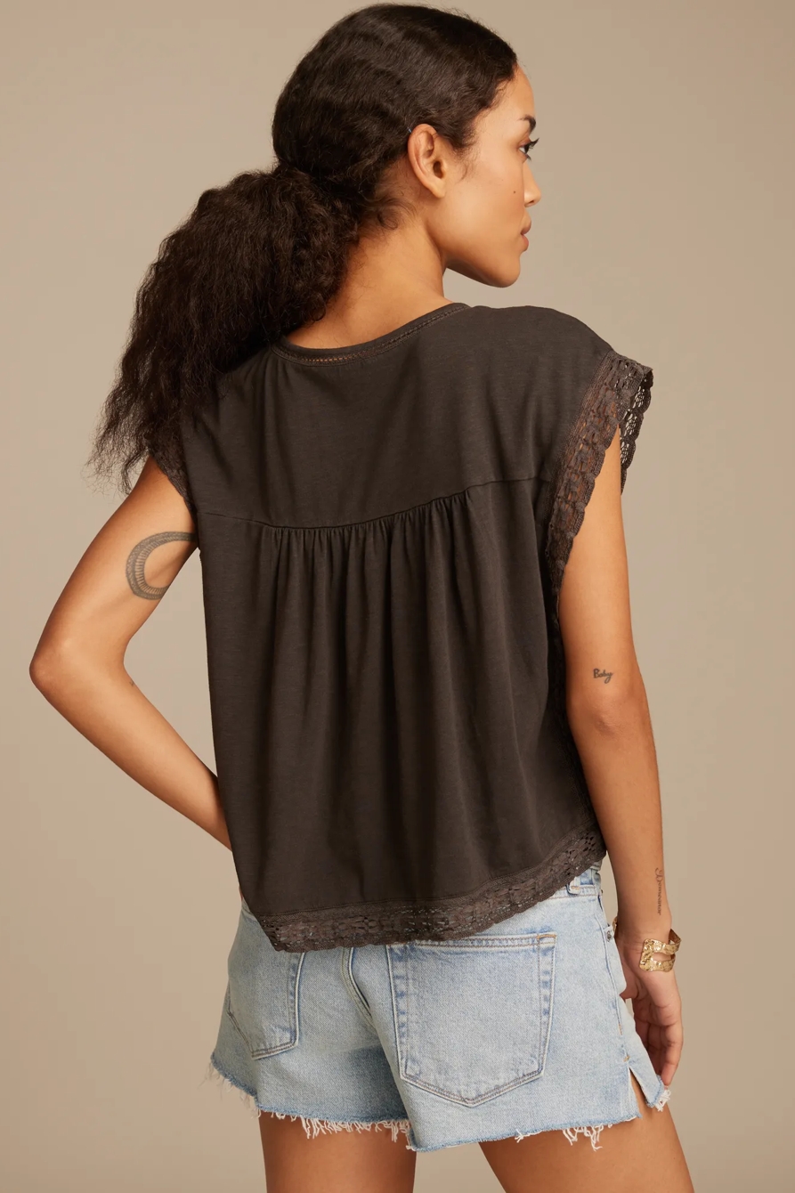 LACE BOXY TEE, image 3