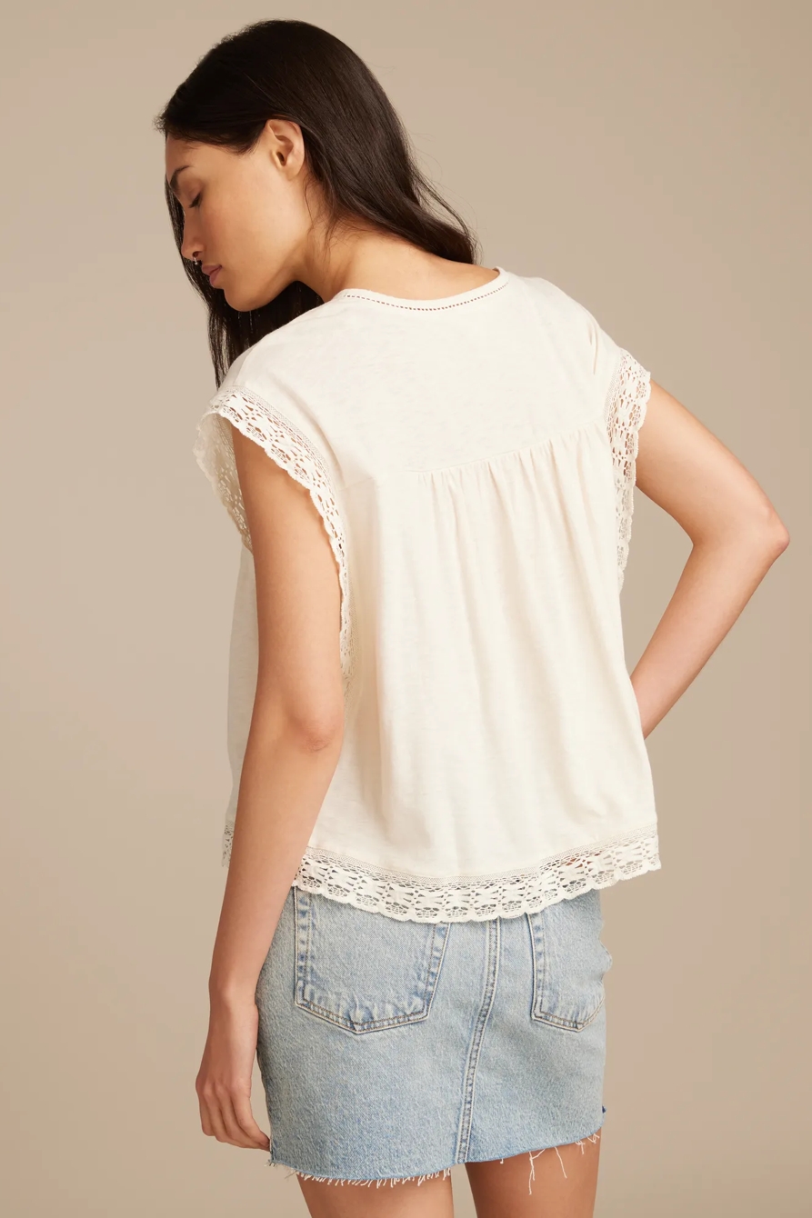 LACE BOXY TEE, image 3