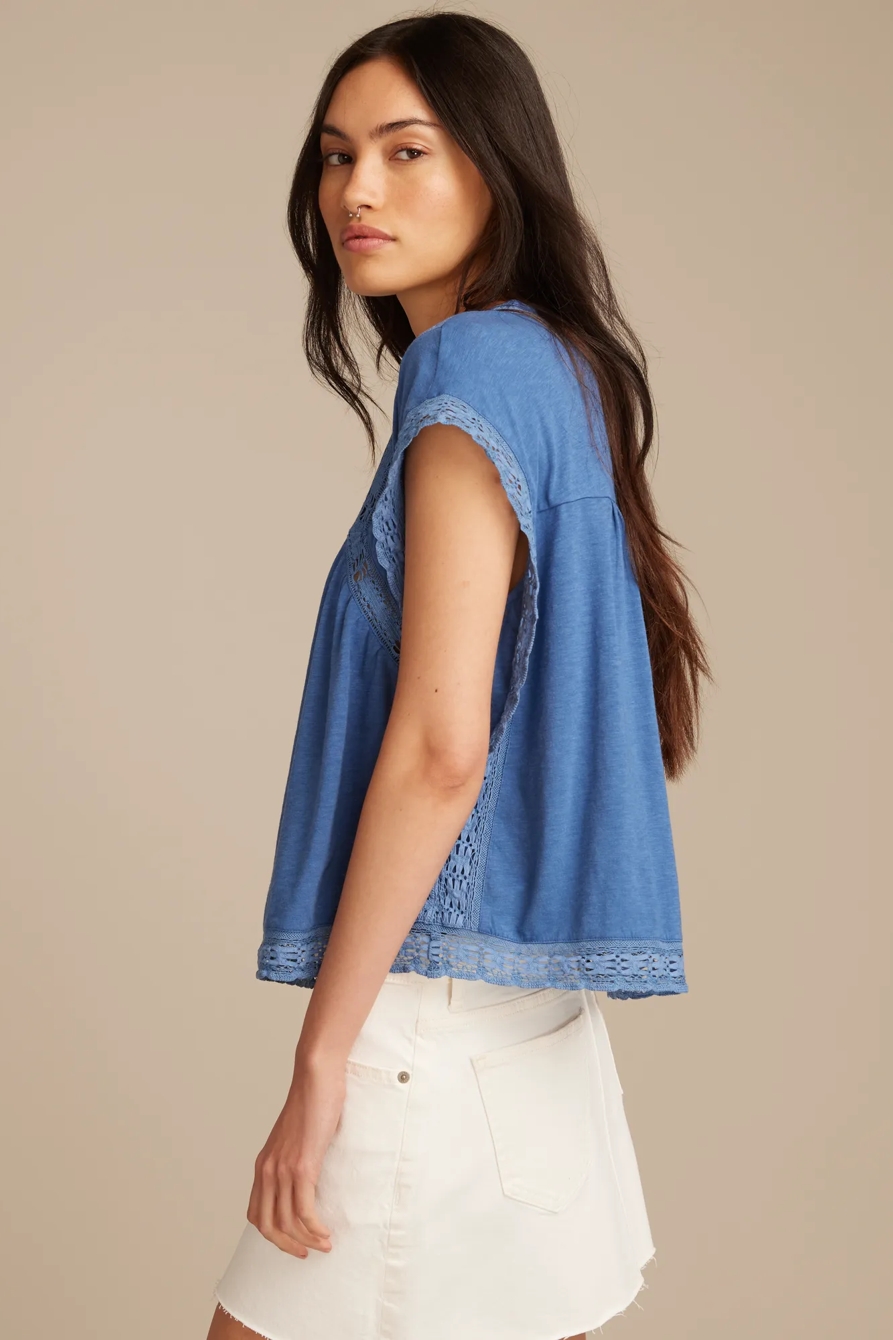 LACE BOXY TEE, image 4