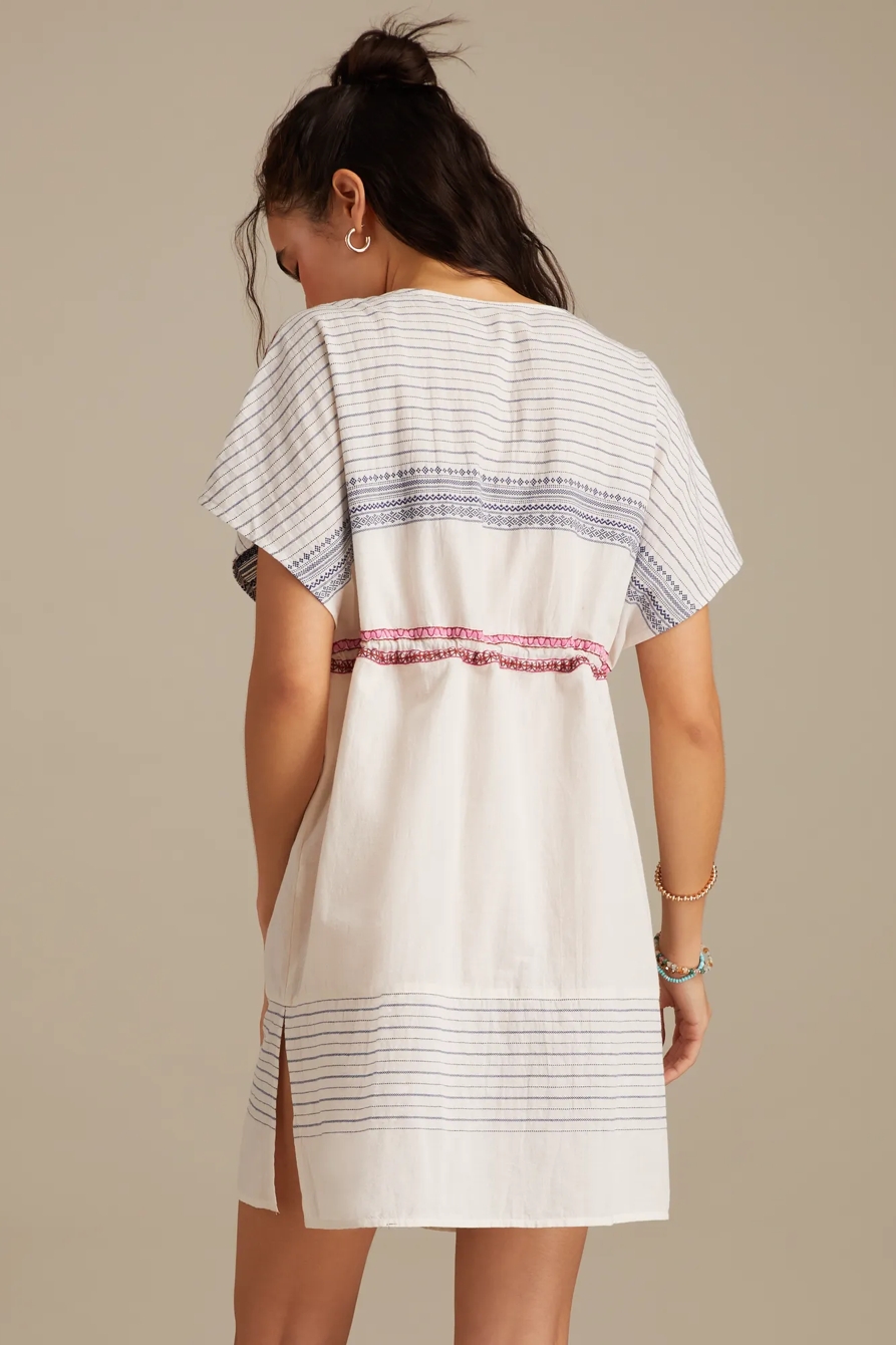 NOVELTY CINCHED WAIST MINI DRESS, image 5