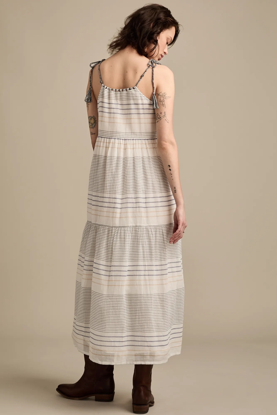 STRIPED NOVELTY TIERED MAXI, image 5