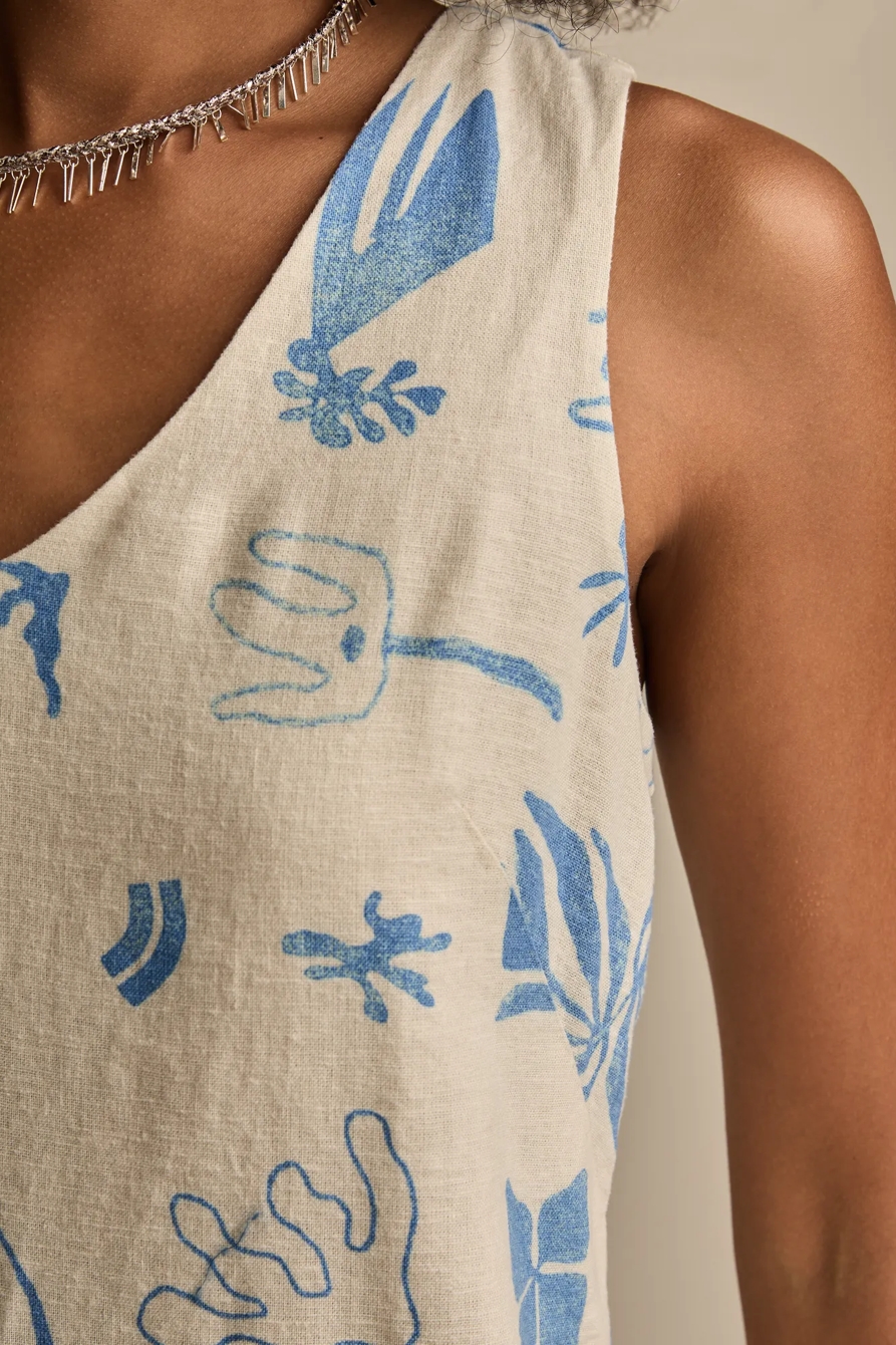 PRINTED SHIFT MINI DRESS, image 4