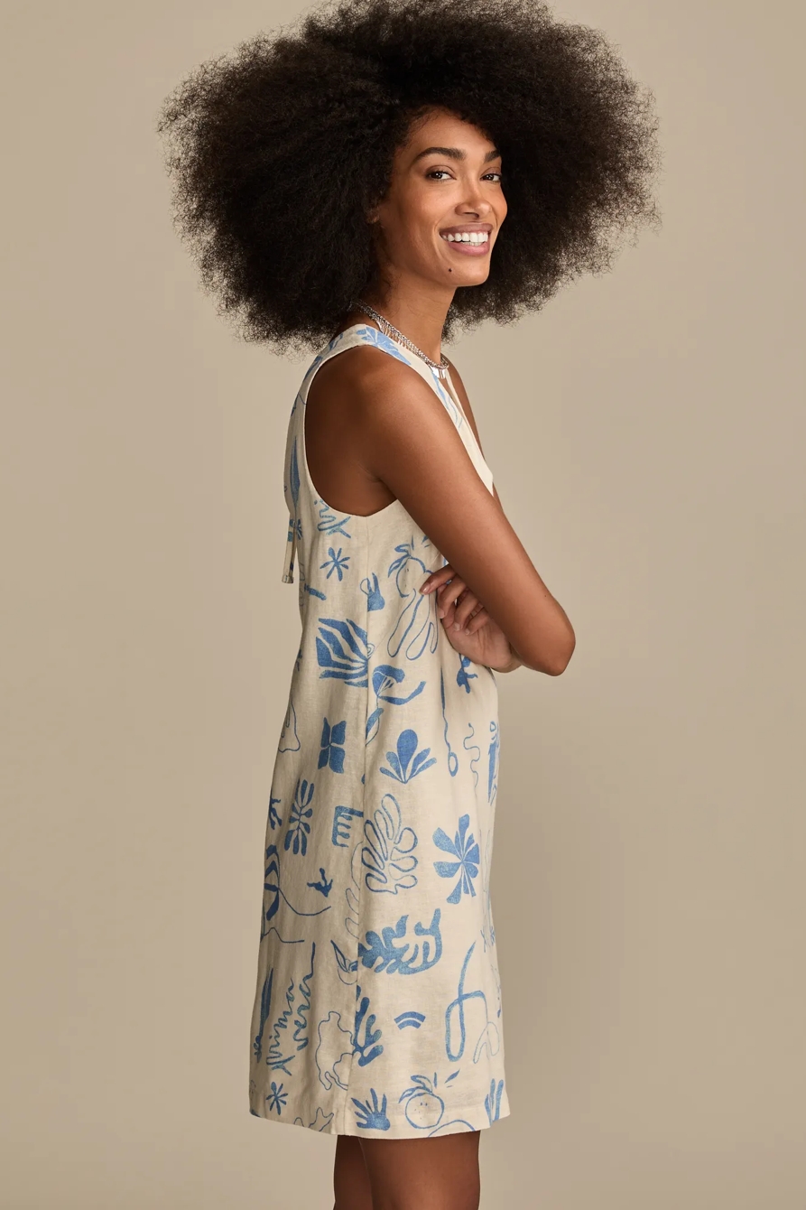 PRINTED SHIFT MINI DRESS, image 5