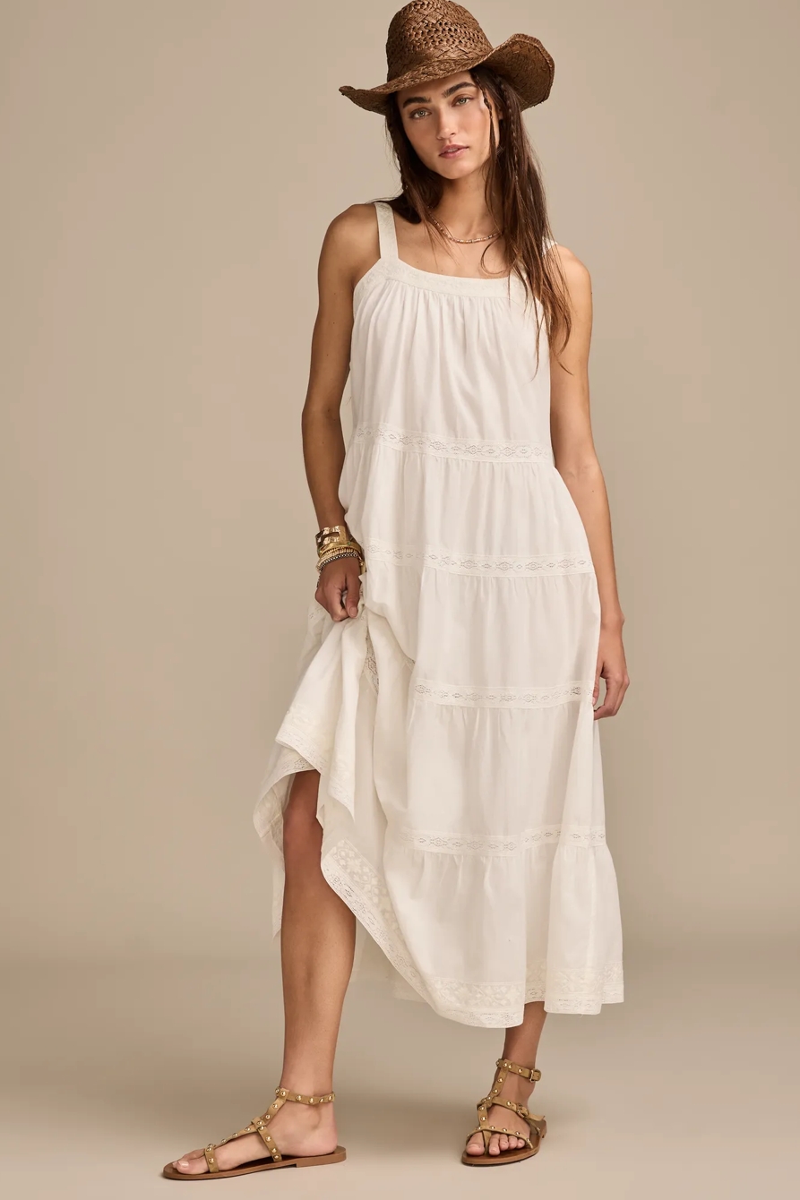 TIERED MARKET DAY MAXI DRESS, image 1
