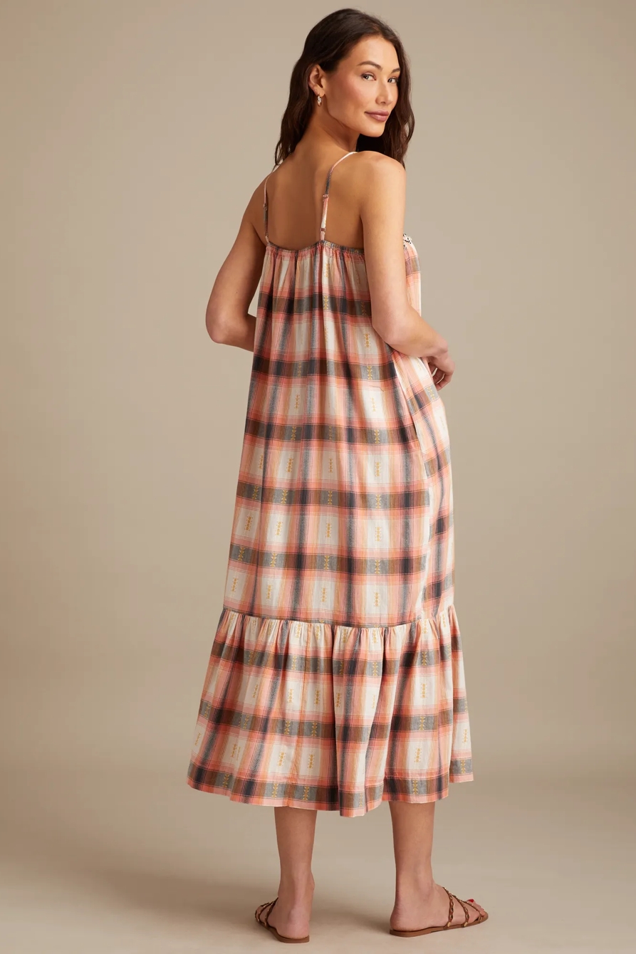 EMBROIDERED MARKET MAXI DRESS, image 5