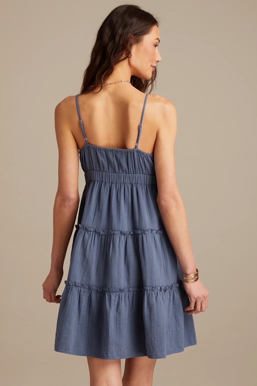 TIERED BABYDOLL MINI DRESS, image 5