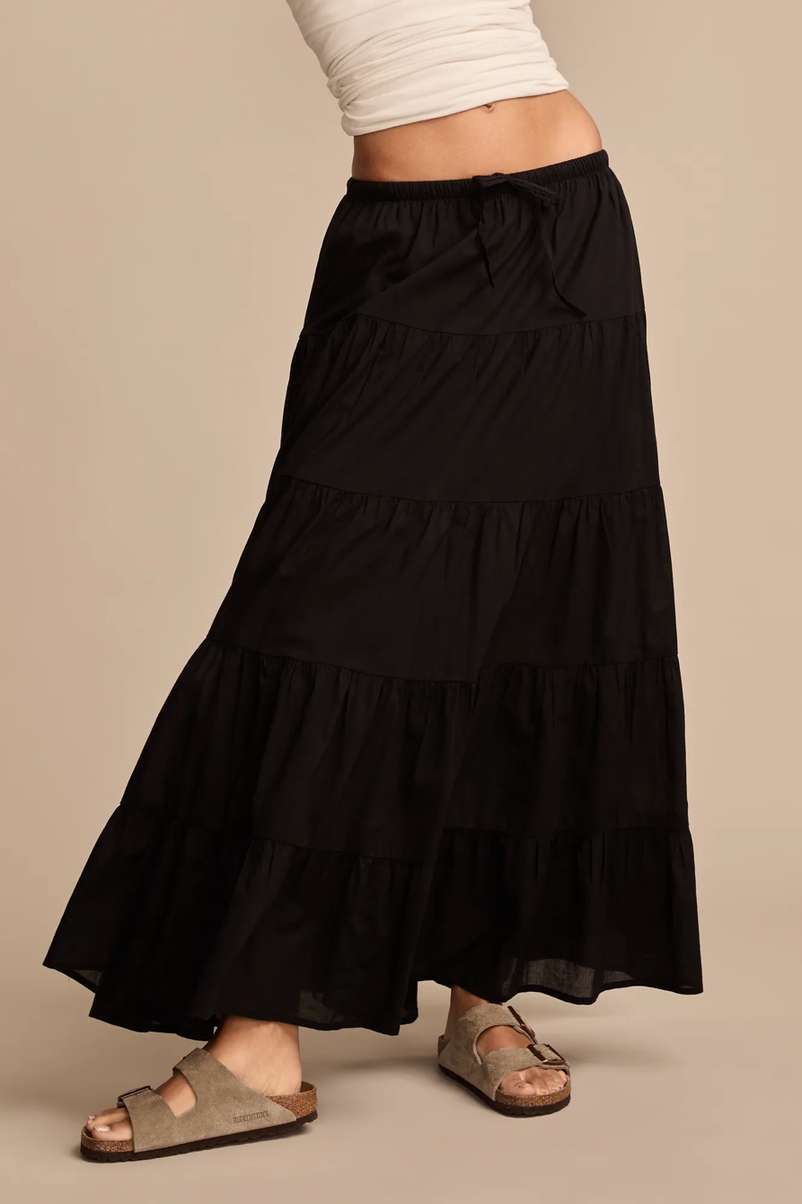 TIERED MAXI SKIRT, image 2