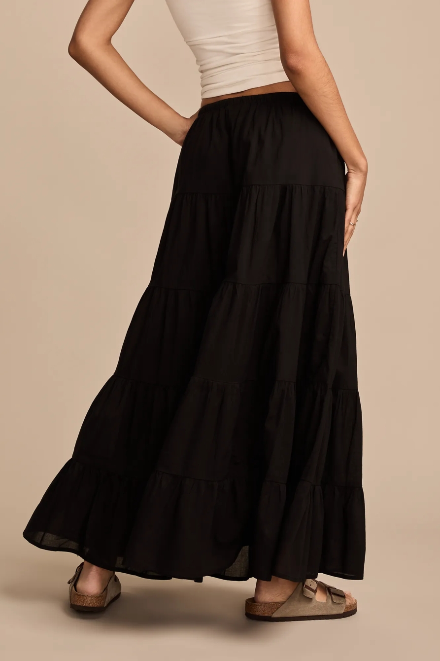 TIERED MAXI SKIRT, image 5