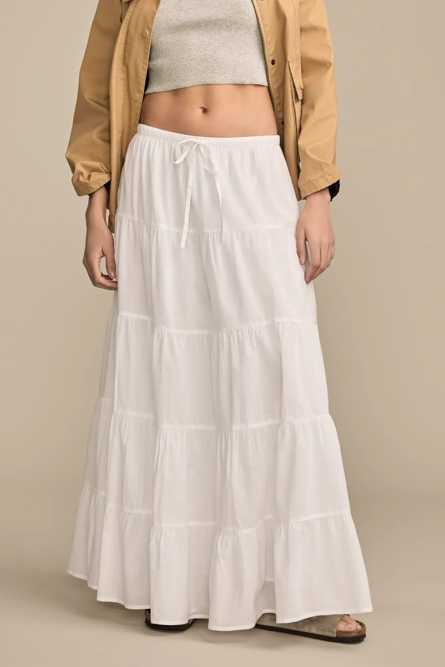 TIERED MAXI SKIRT, image 2