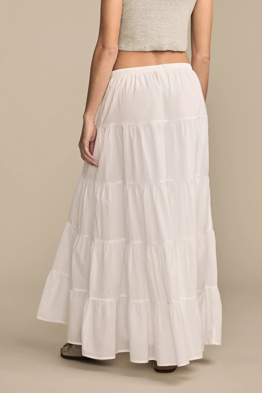 TIERED MAXI SKIRT, image 6