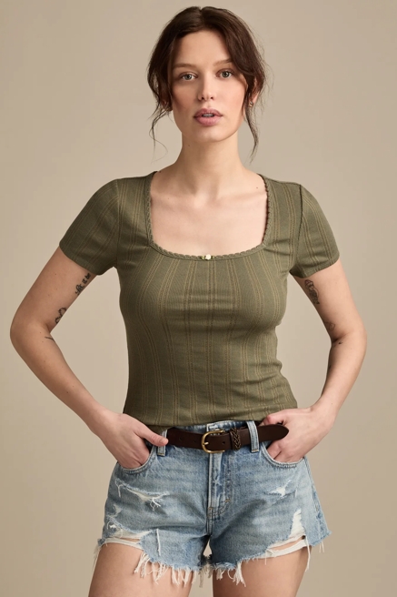 POINTELLE TEE, image 1