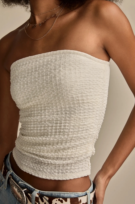 TEXTURED TUBE TOP, image 2