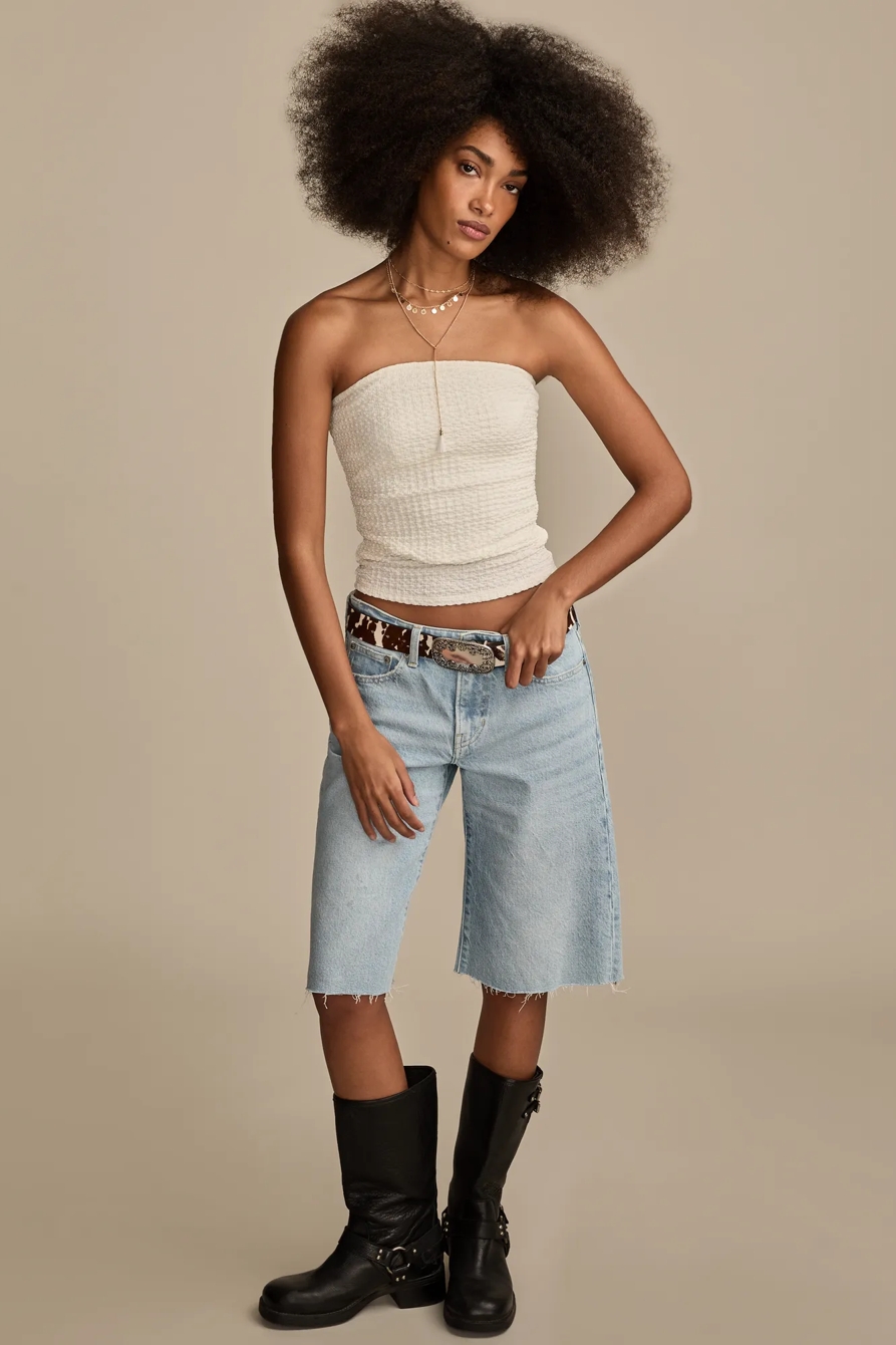 TEXTURED TUBE TOP, image 3