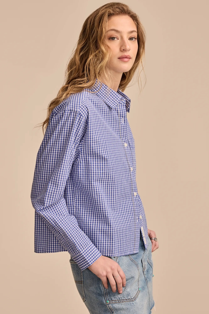 POPLIN CROPPED BUTTON DOWN, image 4