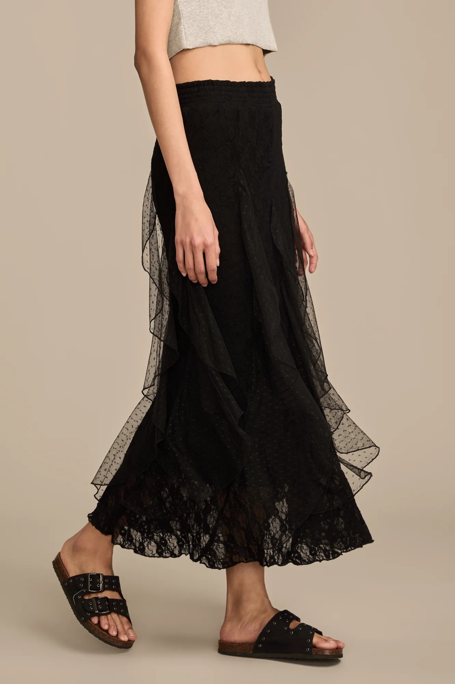 LACE MIDI SKIRT, image 2