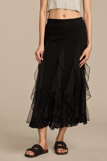 LACE MIDI SKIRT, image 4