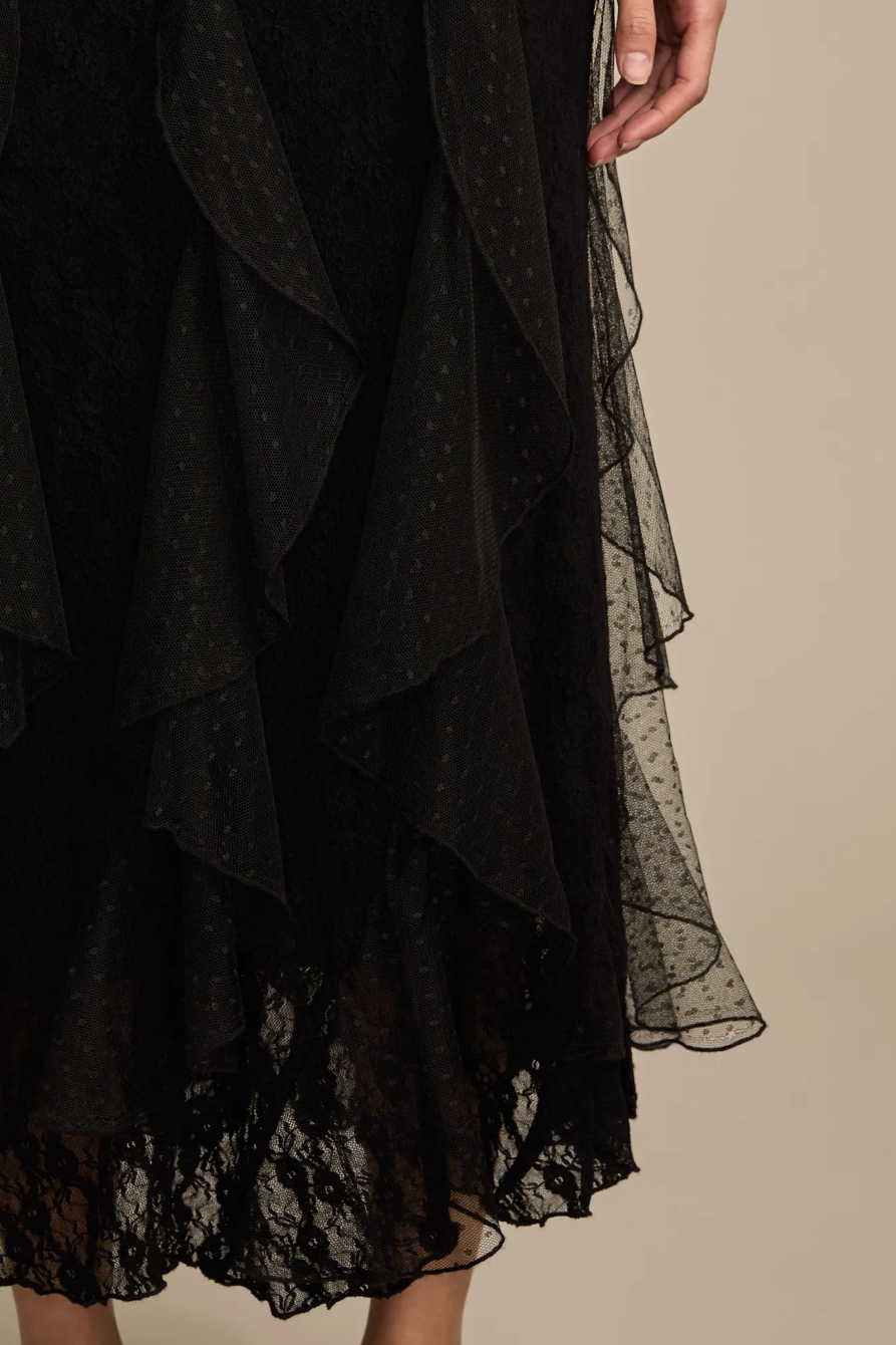LACE MIDI SKIRT, image 5
