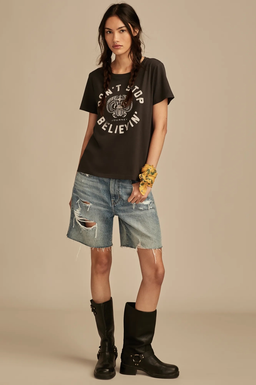 DONT STOP BELIEVIN BOYFRIEND TEE, image 3