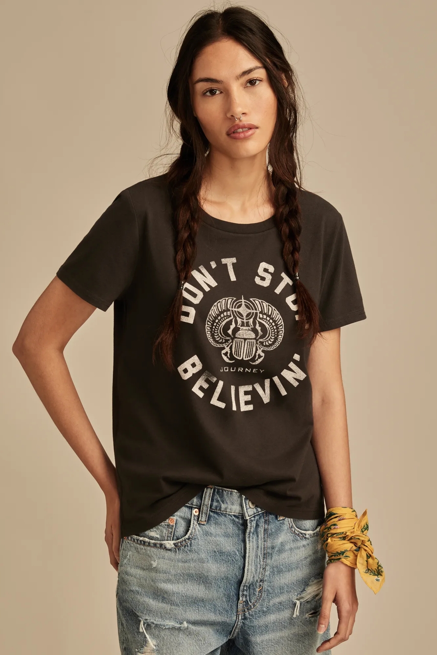 DONT STOP BELIEVIN BOYFRIEND TEE, image 4