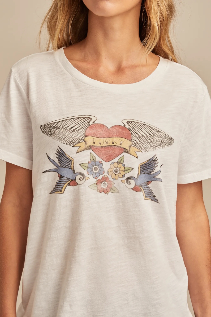 LUCKY LOVE BIRDS CLASSIC CREW, image 2
